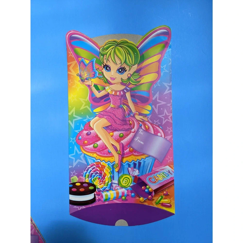 Set of 3 Vintage Lisa Frank 90's Y2k Candy Fairy Paper Gift Boxes‎